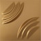 Ekena Millwork 11 7/8in. W x 11 7/8in. H Artisan EnduraWall Decorative 3D Wall Panel Covers 0.98 Sq. Ft. WP12X12ARBGL - alternate 1